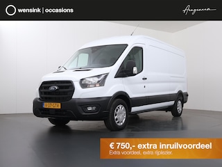 Ford Transit 350 | 2.0 TDCI | L3 H2 | Trend | TREKHAAK 2500 KG AHW | CLIMATE CONTROL | NAVIGATIE | PARKEERSENSOREN V+A | CRUISE CONTROL | BIJRIJDERSBANK | LAADRUIMTE PAKKET | APPLE CARPLAY / ANDROID AUTO | STOEVERWARMING