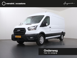 Ford Transit 350 | 2.0 TDCI | L3 H2 | Trend | TREKHAAK 2500 KG AHW | CLIMATE CONTROL | NAVIGATIE | PARKEERSENSOREN V+A | CRUISE CONTROL | BIJRIJDERSBANK | LAADRUIMTE PAKKET | APPLE CARPLAY / ANDROID AUTO | STOEVERWARMING