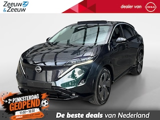 Nissan Ariya Evolve 91 kWh |€3000,- VOORRAADKORTING  |Schuif-kanteldak| Stoelverwarming en Koeling voor| Stuurverwarming| Elektrische achterklep en stoelen met geheugenstand|