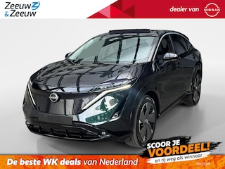 Nissan Ariya Evolve 91 kWh |€3000,- VOORRAADKORTING  |Schuif-kanteldak| Stoelverwarming en Koeling voor| Stuurverwarming| Elektrische achterklep en stoelen met geheugenstand|