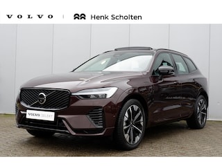 Volvo XC60 2.0 T6 Plug-in hybrid AWD Ultra Dark | Stoelverwarming | Electrische wegklapbare trekhaak | Head-Up Display | Adaptive Cruise Control | 360° Parkeercamera | Parkeersensoren voor + achter | Premium Audio by Harman Kardon