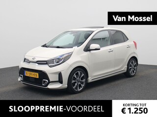 Kia Picanto 1.0 T-GDi GT-Line 5p | Navigatie | Schuifdak | Apple Carplay / Android Auto | Achteruitrijcamera | Stoel- Stuur verwarming | Leder | Parkeersensoren | Climate Control | Lichtmetalen Velgen |