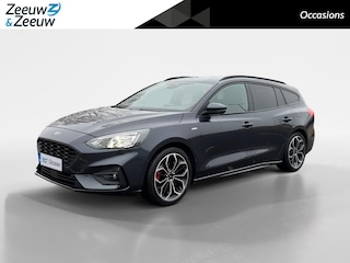 Ford Focus Wagon 1.0 EcoBoost Hybrid ST Line X Business | Dealer onderhouden | 18" lichtmetalen velgen | 155 pk ! | Trekhaak | Dodehoek detectie | Parkeersensoren voor en achter | Achteruitrijcamera | Elektrische achterklep | Draadloos opladen mobiel | Navigatie | Apple carplay & Android auto |