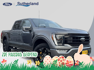 Ford F-150 USA 5.0 V8 SuperCrew Lariat 401pk Automaat | 5 persoons  | Grijs kenteken | Lederen Bekleding | Trekhaak | LPG | 4x4 | 3.500kg Trekgewicht