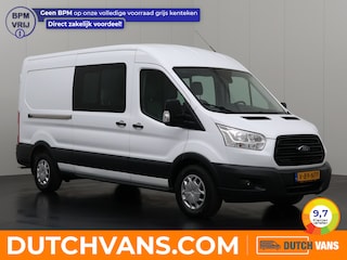 Ford Transit 2.0TDCi 130PK L3H2 Dubbele Cabine | 7-Persoons | Leder | Navigatie | Camera | 2800Kg Trekhaak