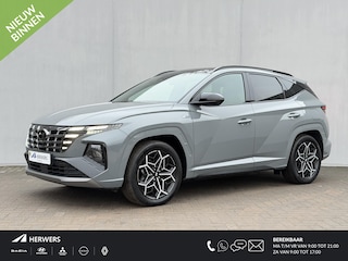 Hyundai Tucson 1.6 T-GDI PHEV N Line Sky 4WD / Afn. Trekhaak ( 1350 ) / Fabrieksgarantie tot 12-2027 / Panoramadak - Schuif&Kanteldak / Dealer Onderhouden / Elektrische stoelen + Memory / Stoel Verwarming & Verkoeling / Stuurwiel Verwarming / 360 Camera / Dodehoek Detectie / Navigatie / Apple Carplay & Android Auto / DAB / Achterbank Verwarming /