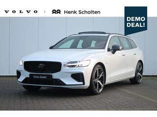 Volvo V60 2.0 T8 Plug-in hybrid AWD Plus Dark Adaptive Cruise & Pilot Assist | Panoramisch Schuif-/Kanteldak | 19"' velgen | Harman Kardon Premium Audio | Draadloze Telefoonlader