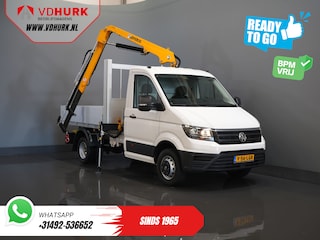 Volkswagen Crafter 50 165 pk Effer 352S Trekhaak/ Kraan/ Crane/ Kran/ Autokran/ PTO/ Open laadbak/ Dubbel Lucht