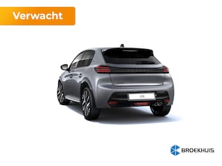 Peugeot 208 GT | Armsteunen op de voorportieren bekleed met kunstleder met groen sierstiksel (GT-Line) | Climate Control | Dashboard en deurpanelen in kunststof met carboneffect