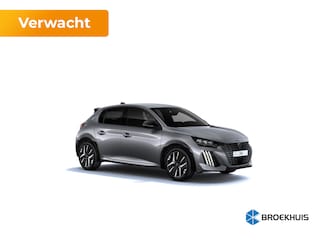 Peugeot 208 GT | Armsteunen op de voorportieren bekleed met kunstleder met groen sierstiksel (GT-Line) | Climate Control | Dashboard en deurpanelen in kunststof met carboneffect