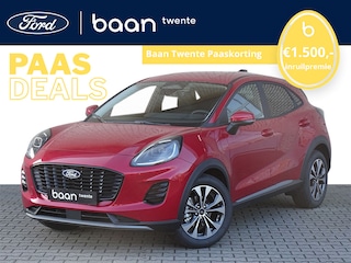 Ford Puma 1.0 Turbo 125pk Mild Hybride Titanium | Winterpack | Comfortpack | Camera | Fantastic Red | Uit Voorraad Leverbaar