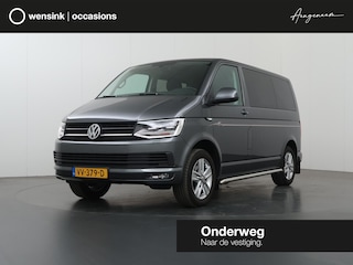 Volkswagen Transporter 2.0 TDI | AUT. | L1 H1 | HIGHLINE | DUBBEL CABINE | NL AUTO | LED KOPLAMPEN | NAVIGATIE | CAMERA | CRUISE CONTROL | 5-ZITS | AIRCO | VOORRUITVERWARMING | SIDE BARS | LICHTMETALEN WIELEN | ACHTERKLEP