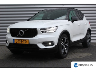 Volvo XC40 1.5 T5 RECHARGE 263PK R-DESIGN AUTOMAAT / NAVI / LEDER / CLIMA / FULL-LED / 19" LMV / PARELMOER / KEYLESS / HARMAN KARDON / PANO. DAK / ADAPT. CRUISE / 1E EIGENAAR / NIEUWSTAAT !!