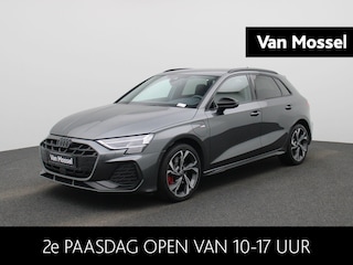 Audi A3 Sportback 45 TFSI e S edition Competition l Adaptive cruise control l Dodehoekdetectie l SONOS Premium 3D l Navigatie l Elektr. voorstoelen l Stoelverwarming l Trekhaak l Audi virtual cockpit plus l Alarm Klasse III l Optiekpakket zwart plus l