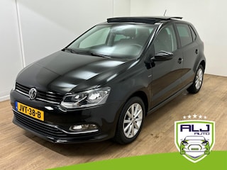 Volkswagen Polo Occasion 1.2 TSI BlueMotion R-Line Edition | Zwart | Tweedehands Volkswagen Polo | Cruise | Airco | Panoramadak
