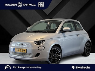 Fiat 500 La Prima 42 kWh | 8 JAAR GARANTIE! | LEDER | APPLE CARPLAY / ANDROID AUTO | CAMERA | NAVI | DODEHOEK BEWAKING |