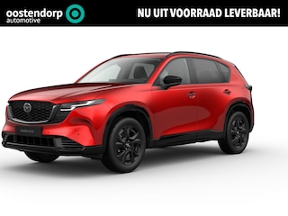 Mazda CX-5 2.5 E-SKYACTIV G 141 M HYBRID Homura | Voorraad auto leverbaar vanaf maart 2026 | Panoramisch Schuif/Kanteldak | Zwart lederen interieur |