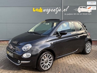 Fiat 500 1.2 Lounge Cabrio Automaat *leer *16” *p-sensor