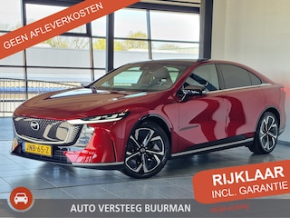 Mazda 6e Takumi 68.8 kWh Navigatie, Climate/Cruise Control, Elektr. Achterklep, HUD, Dodehoek detectie, Draadloos telefoonlader, Luxe lederen bekleding, Stoel/Stuur verw.