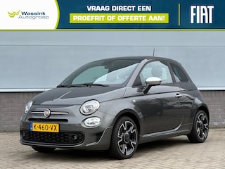 Fiat 500 1.0 70pk Hybrid Rockstar | Parkeersensoren | NAVI | Climate Control | Sportstuur | Panoramadak vast