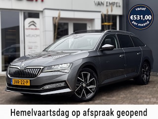 Skoda Superb Combi 1.4 TSI iV Sportline Business | 218 PK | Pano | Trekhaak | Camera | Stoelverarming | Memory