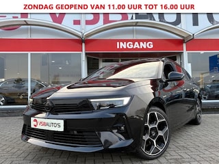 Opel Astra 1.2 TURBO HYBRID 130PK AUT. ULTIMATE+ LEER PANO-DAK 360-CAMERA HEAD-UP CARPLAY AIRCO