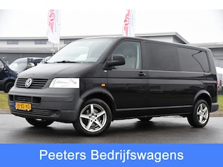 Volkswagen Transporter 2.5 TDI 340 Trendline DC Radio, Trekhaak, 130pk, LM Velg, Dubbel Cabine, Direct beschikbaar!