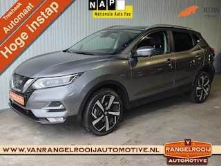 Nissan Qashqai 1.2 Tekna Automaat, trekh., LED kopl., half leer, nieuwe bak