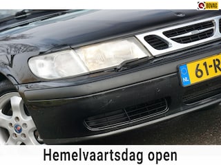 Saab 9-3 Cabrio 2.0t S | Jet Black Metallic | Nette kap/Leder/Navi/Cruise/Clima - Gaaf!