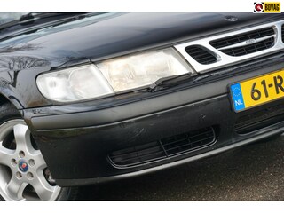 Saab 9-3 Cabrio 2.0t S | Jet Black Metallic | Nette kap/Leder/Navi/Cruise/Clima - Gaaf!