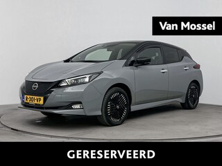 Nissan Leaf e+ Tekna 62 kWh airco automatisch | Apple Carplay/Android | Auto, Autonomous Emergency Braking | cruise control adaptief met Stop&Go | dodehoekdetectie met correctie | file assistent | LED koplampen | lichtmetalen velgen 17" |navigatiesysteem full map | rijstrooksensor met correctie | warmtepomp |