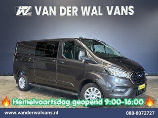 Ford Transit Custom 2.0 TDCI 170pk L2H1 Dubbele Cabine Euro6 Airco | 6-Zits | 2x zijdeur | Apple Carplay | LED | LM Velgen | Cruisecontrol Android Auto, Stoelverwarming, Verwarmde voorruit, Parkeersensoren, Sidebars
