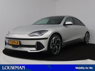 Hyundai Ioniq 6 Lounge 77.4 kWh | SOH 98,2% | Trekhaak | 360 Camera | Lederen bekleding | Nederlandse Auto | NAP |