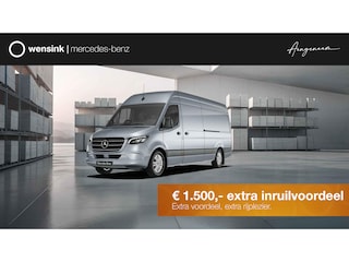 Mercedes-Benz Sprinter 317 CDI L3 H2 Select| Dubbele Schuifdeur | NAvigatie | 2x Schuifdeur | Distronic Plus | Klasse 3 Alarm | Bijverwarming | Airco | Dodehoekassistent | Geveerde Comforstoel Bestuurder en Bijrijdersbank | Certified |