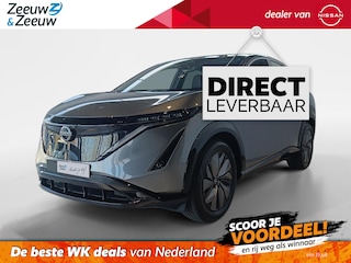 Nissan Ariya Limited Edition 91 kWh *Navigatie*parkeersensoren voor&achter*2 laadkabels*snelladen*LMwielen*E-padel*