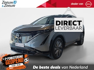 Nissan Ariya Limited Edition 91 kWh *Navigatie*parkeersensoren voor&achter*2 laadkabels*snelladen*LMwielen*E-padel*