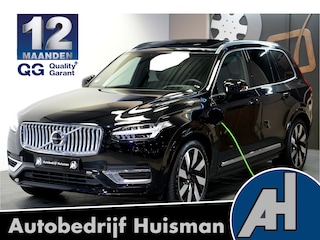 Volvo XC90 2.0 T8 AWD 335kW/456pk Aut8 Recharge Long Range Ultra Bright LUCHTVERING + PANORAMADAK + HARMAN/KARDON + STOELVERWARMING V&A + STUURVERWARMING + NAPPALEDER + ADAPT.CRUISE + BLIS + GOOGLE DASH&SERVICES + 360 CAMERA + PARKSENSOREN + 21" LM-VELGEN!!