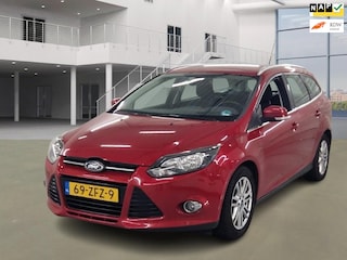 Ford Focus Wagon 1.0 EcoBoost Titanium|NAVI|PSENSOR|AIRCO|2XSLEUTELS|BOEKJES|APK24-10-2026