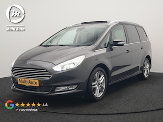 Ford Galaxy 2.0 Titanium 7 Persoons 241pk Automaat | Trekhaak Afn. | Panodak | Camera | Alcantara Sportstoelen Memory & Verwarmd | Apple Carplay | Keyless | Blis | Sfeerverlichting | Cruise Control | Navigatie | DAB | 18"L.M |