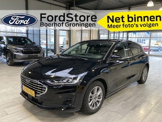 Ford Focus EcoBoost Hybrid 125 pk Titanium | Groot scherm I Sync 4 I Climate I Navi I Cruise | Apple Carplay draadloos