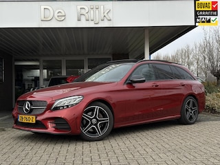 Mercedes-Benz C-klasse Estate 180 Business Solution AMG Line/Nigh Pakk. | Pano, Leder/Alcan., Carplay/Android, Stoelverw., 18''