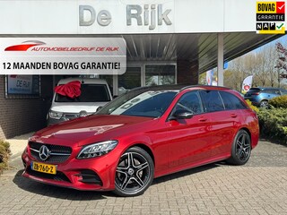 Mercedes-Benz C-klasse Estate 180 Business Solution AMG Line/Nigh Pakk. | Pano, Leder/Alcan., Carplay/Android, Stoelverw., 18''