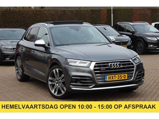 Audi Q5 3.0 TFSI quattro Pro Line Plus / Trekhaak / Panoramadak / Camera / Luchtvering / Leder / 20'' / ABT Diffuser / Stoelventilatie+Verwarming / Navigatie / Cruise Control Adaptief