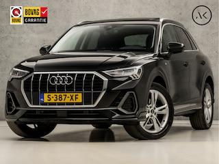 Audi Q3 35 TFSI S-Line Sport 150Pk Automaat (PANORAMADAK, APPLE CARPLAY, GROOT NAVI, LEDER/ALCANTARA, CAMERA, SPORTSTOELEN, ELEK ACHTERKLEP, GETINT GLAS, NIEUWSTAAT)