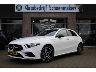 Mercedes-Benz A-klasse 250 e Premium AMG FULL-LED WIDESCREEN SFEERVERL. NIGHTPAKKET LEER/ALCANTARA  STOELVERW. CARPLAY CAMERA 2XPDC 18''LMV