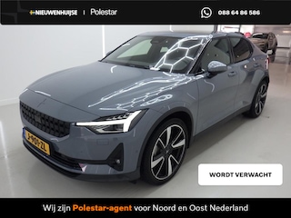 Polestar 2 Long Range Dual Motor Launch Edition 78kWh | Pilot Plus | Adaptieve Cruise Control | Panoramadak | 20" Lichtmetalen Velgen | Stoel-/stuurverwarming | Harman Kardon Audio | 360° Parkeercamera | Pixel LED |