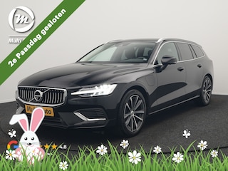 Volvo V60 T6 AWD Core Bright LONG RANGE Plug In Hybrid 350pk Dealer O.H. PHEV | Adaptive Cruise | 360 Camera | Voorstoelen & Stuur Verwarmd | Apple Carplay | Keyless | Navigatie | Virtual | DAB |