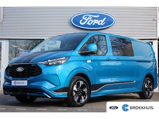 Ford Transit Custom 320 2.5 PHEV 233PK L2H1 DC SPORT | INCL BPM | DUBBEL SCHUIFDEUR | B&O AUDIO | 19''LMV | STANDVERWARMING | STOELVERWARMING | ADAPTIVE CRUISE | DIRECT LEVERBAAR