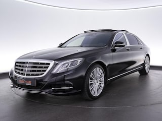 Mercedes-Benz S600 Maybach V12 |chauffeurpakket|Burmester 3D|massage|panorama var. transparantie|stoelverwarming & verkoeling|head-up|rear seat entertainment|night view assist|soft-close|360°