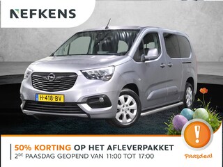 Opel Combo 110PK L2H1 Edition | 1ste eigenaar | AppleCarplay/Android Auto | 7 persoons | Camera | Stuur verwarmd | 2 schuifdeuren | Armsteun | Navigatie | Airco | Isofix | Privacy Glass | Parkeersensoren |